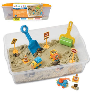 Sensory Bin: Construction Zone