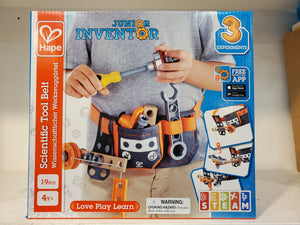 HAPE: Junior inventor toolbelt with free instruction app