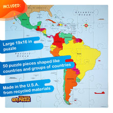 Load image into Gallery viewer, Latin America Geo Puzzle
