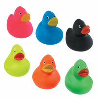 Multi Colored Rubber Ducks