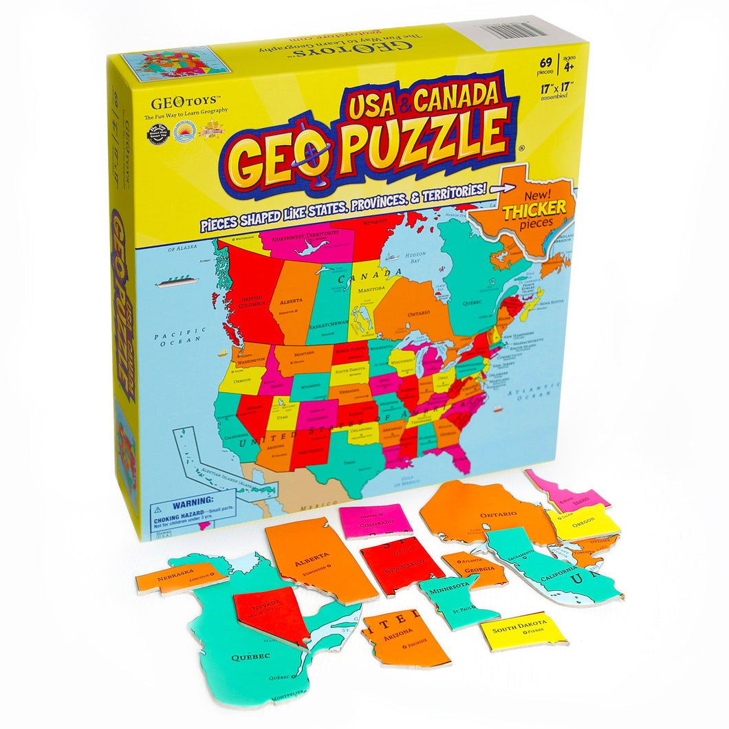 USA & Canada Geo Puzzle