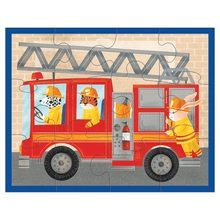 Load image into Gallery viewer, 12pc Pouch Puzzle: Fire Truck
