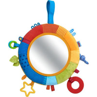 Haba Rainbow Disk Mirror Teether Pillow
