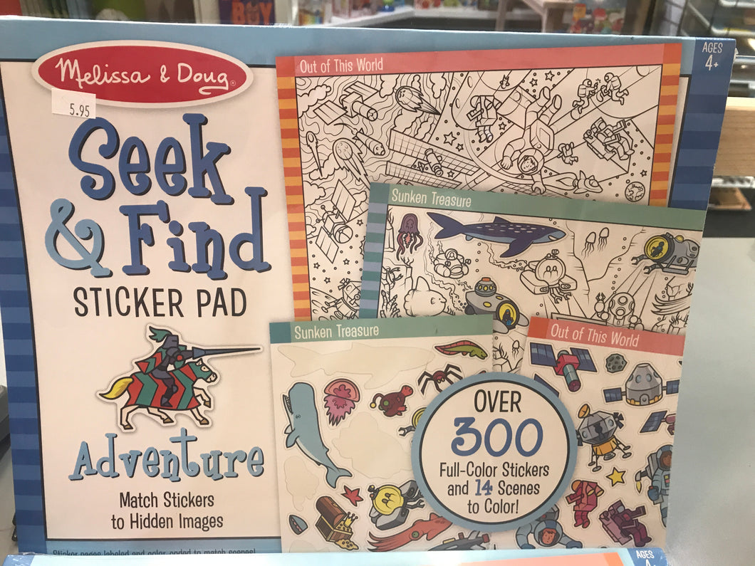 Melissa & Doug - Seek & Find Adventure Sticker Pad