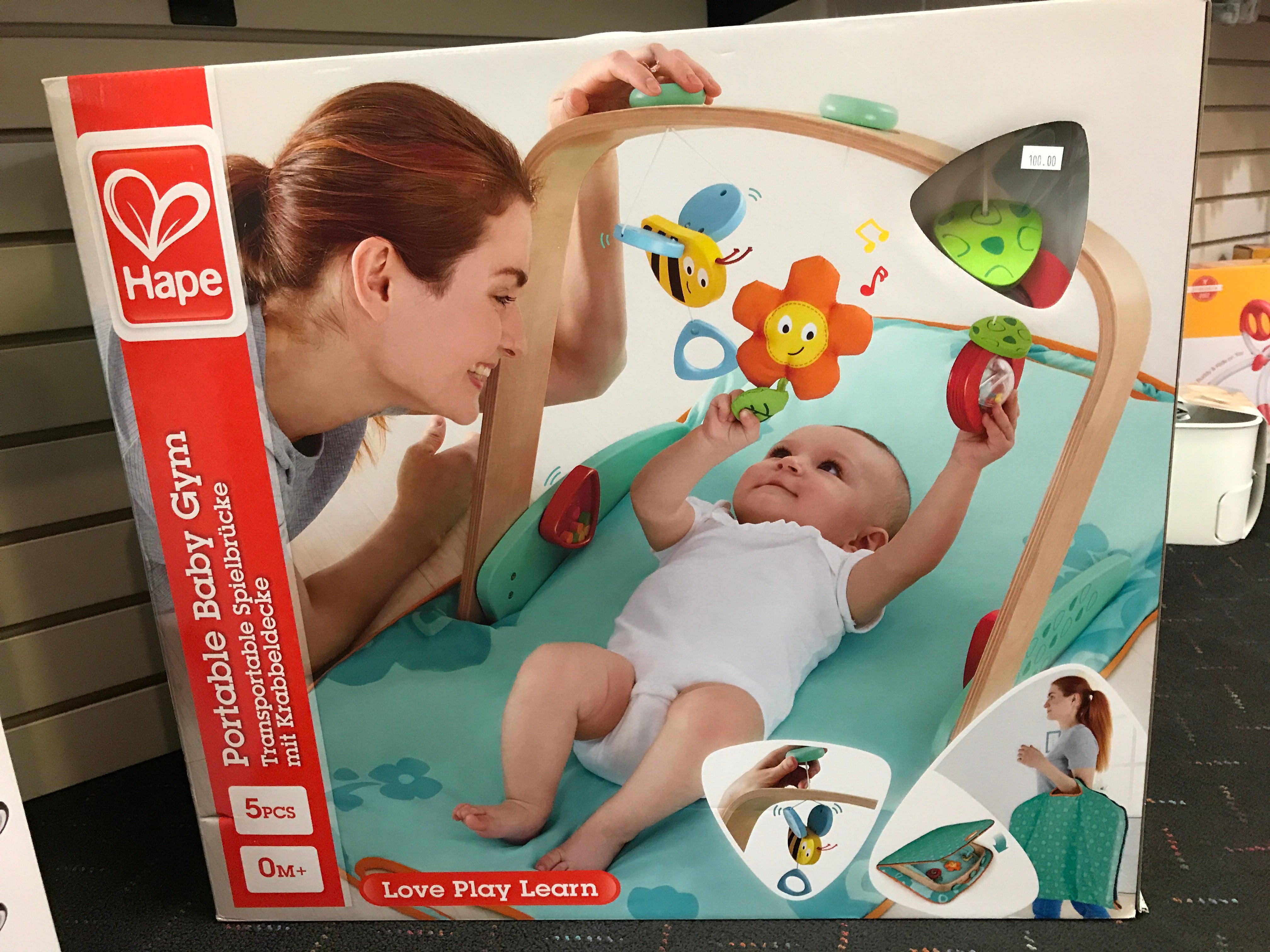 Hape portable store baby gym