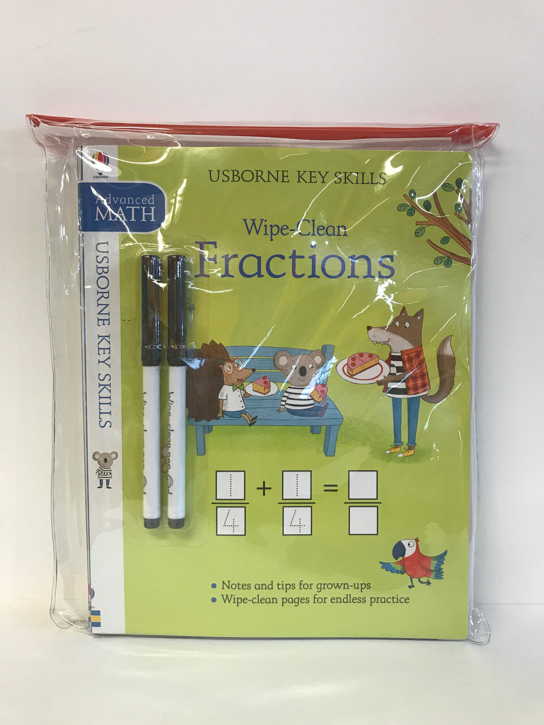 Wipe Clean Advance Pack - Fractions, Telling Time, Grammar and Punctuation, Spelling