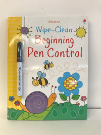 Wipe Clean Beginning Pen Control