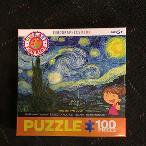 Starry Night for kids. 100 pc