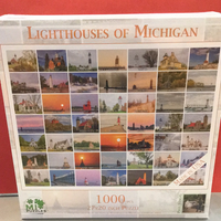 Lighthouses Of Michigan 1000pc