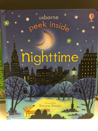 Peek Inside NIGHTTIME - (Usborne)
