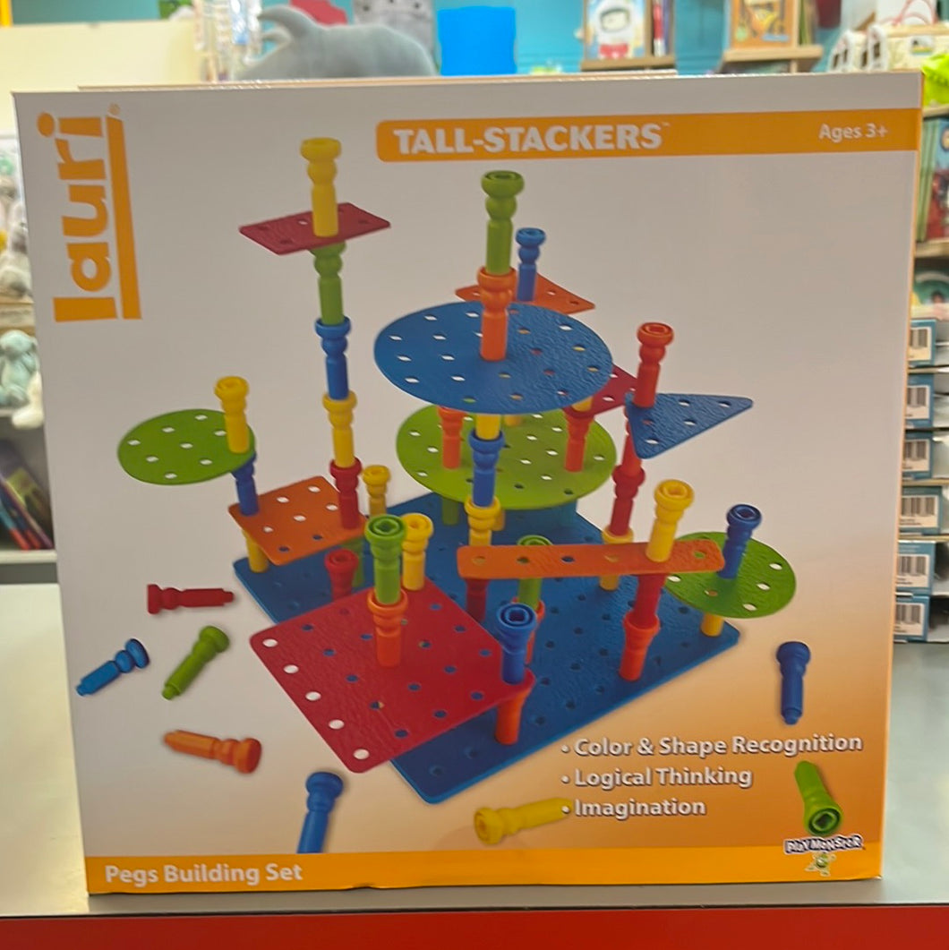 Tall Stackers: Pegs Building Set