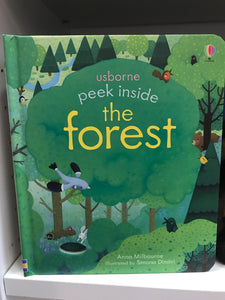 PEEK INSIDE THE FOREST - (Usborne)