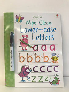 Wipe-Clean Lower-Case Letters