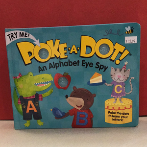 Poke A Dot book alphabet eye spy