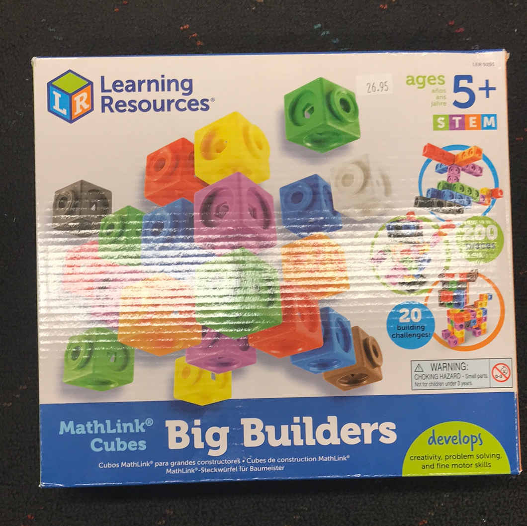 Mathlink Cubes Big Builders