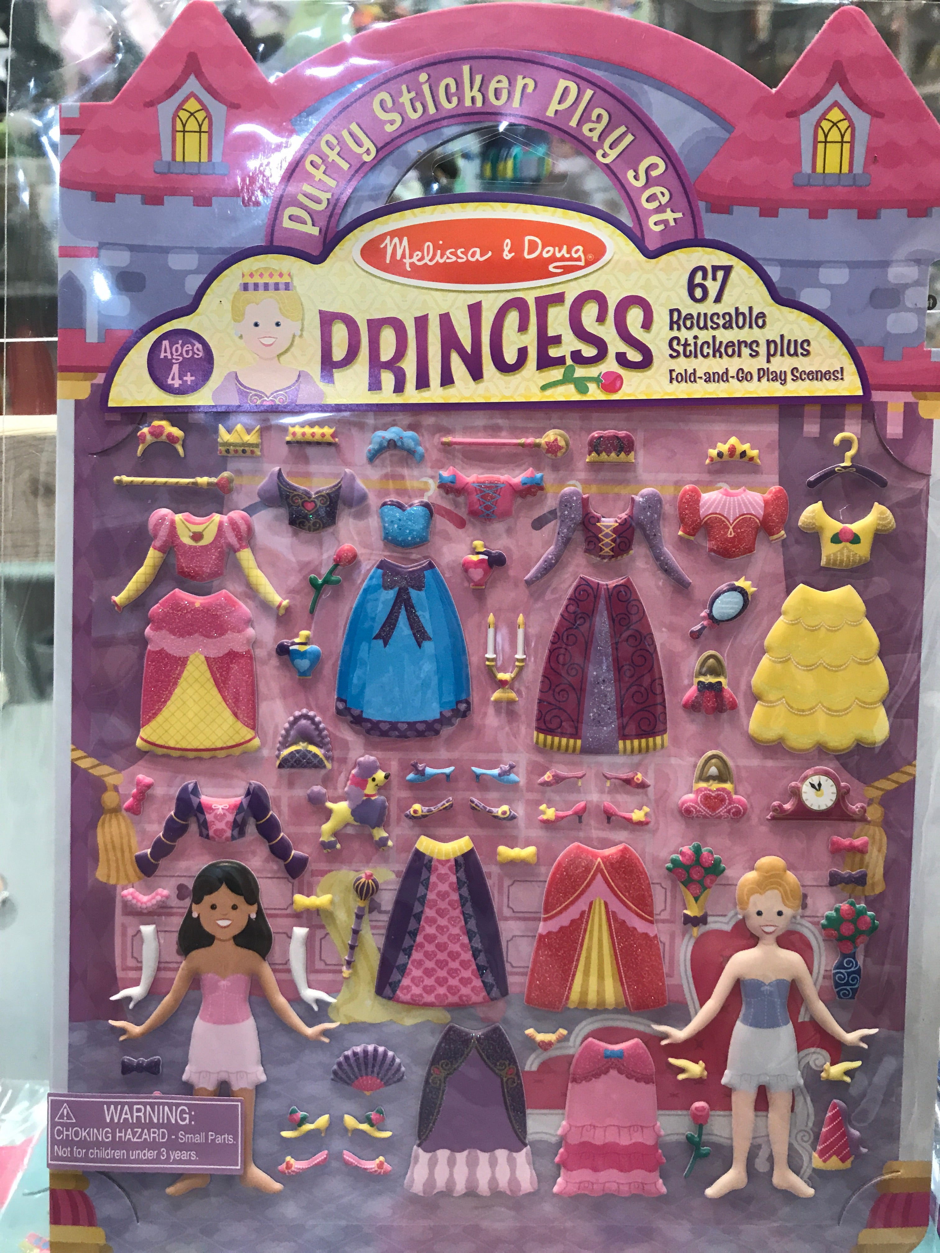 Puffy Stickers Play Set: Princess Dress Up, Ages 4 and up