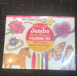 Jumbo Multi-Theme Coloring Pad