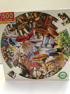 Mushrooms & Butterflies puzzle 500 pc