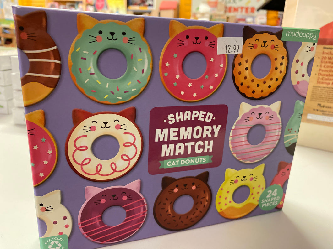 Cat Donuts Shaped Memory Match