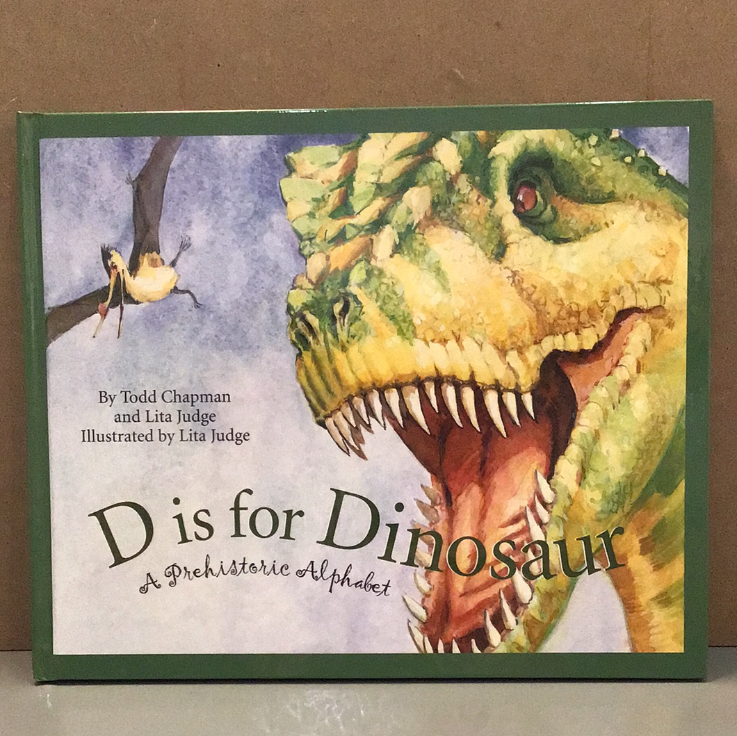 D is for Dinosaur book
