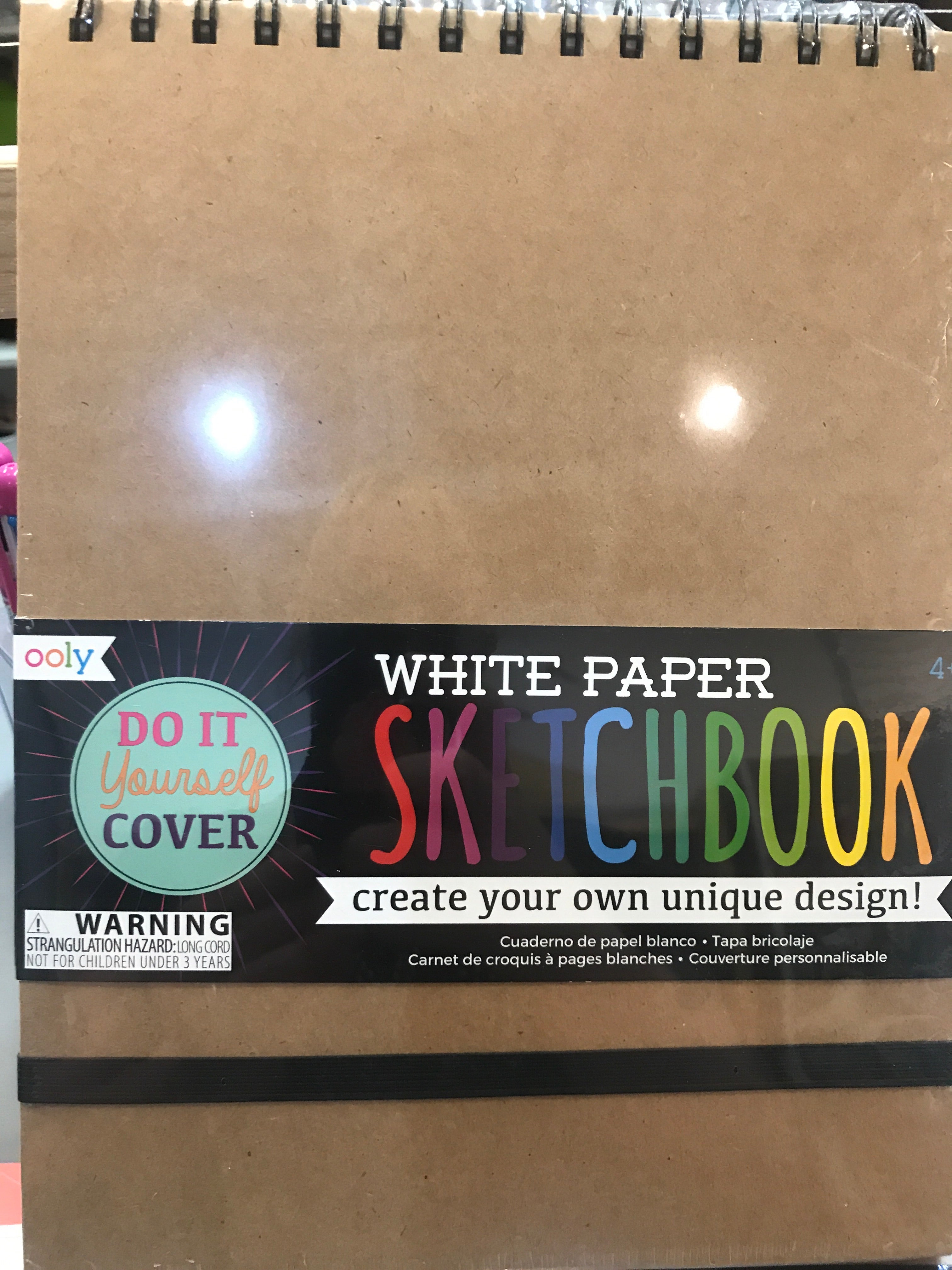 Ooly White DIY Cover Sketchbook