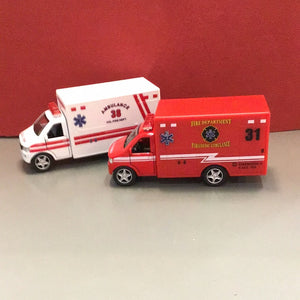 5” Diecast Rescue Vehicles