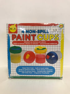 4 Non-Spill Paint Cups