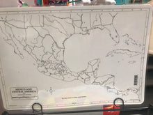 Load image into Gallery viewer, Placemat: Mexico and Central America
