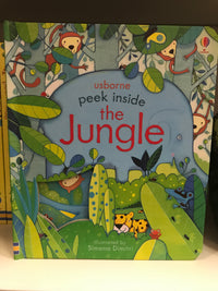PEEK INSIDE THE JUNGLE - (Usborne)
