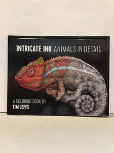 Intricate animals coloring book