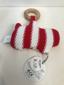 The Manhattan Toy Company - Knit Rattle Hippo