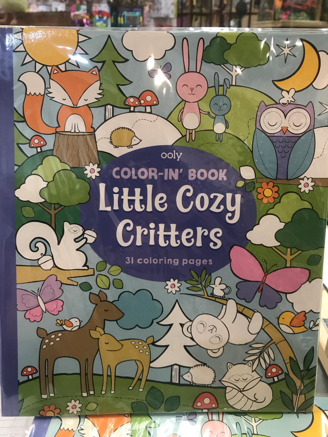 ooly - Little Cozy Critters Color-in’ Book
