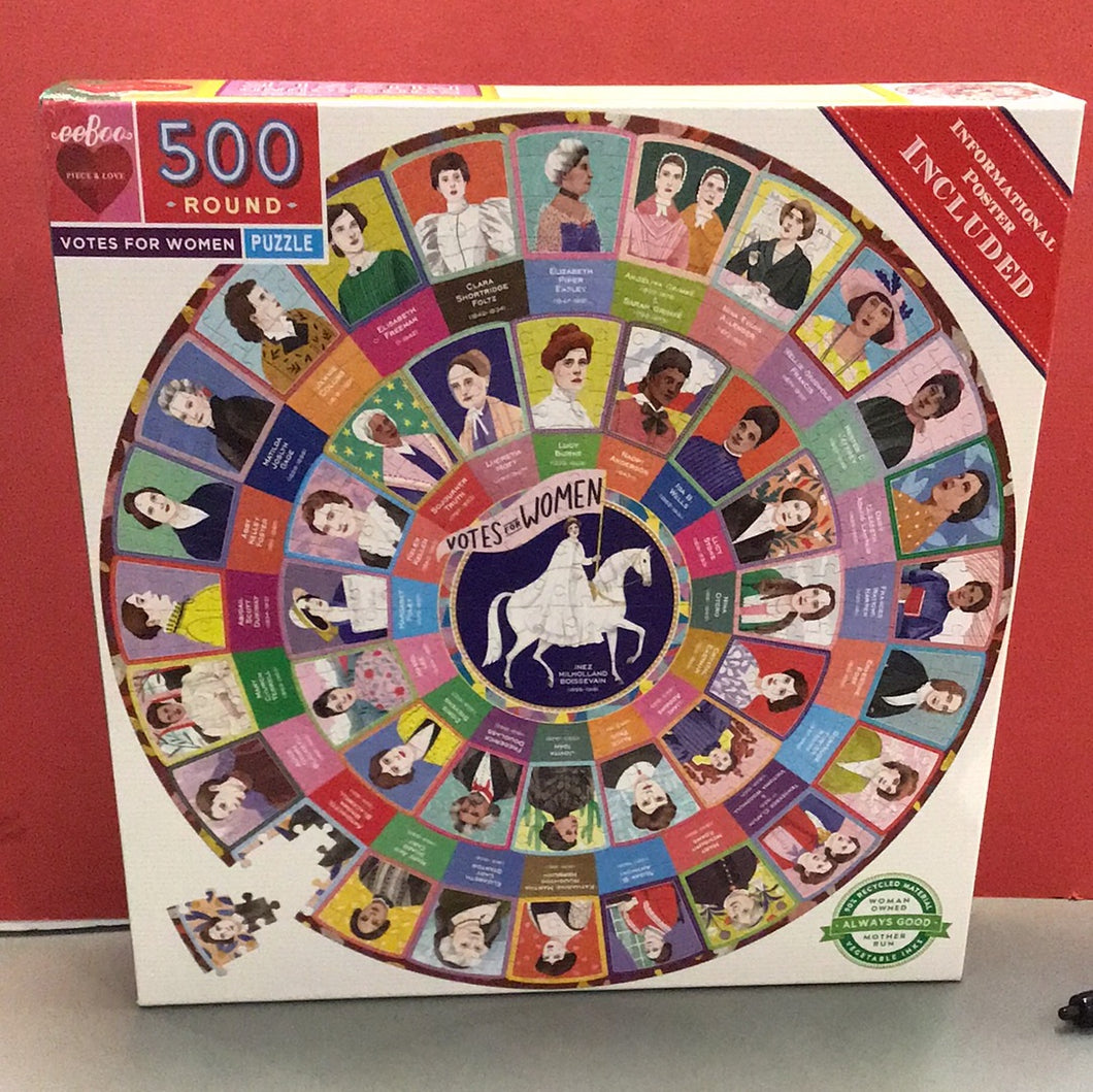 Votes for Women Round 500pc Puzzle