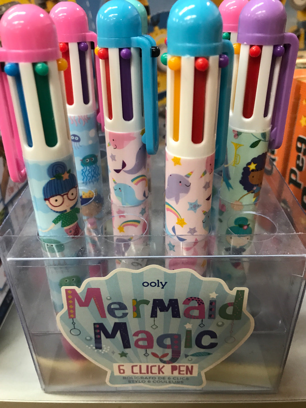 Ooly - Mermaid Magin 6 Click Pen (assorted designs)