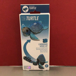 Eugy - 3D Turtle Cardboard Model Kit