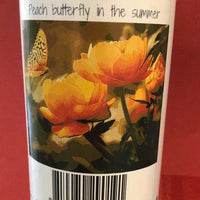 Peach Butterfly in the Summer