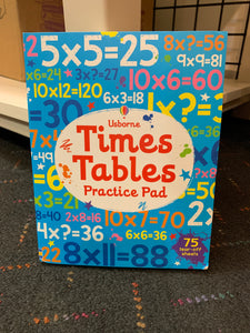 Times Table Practice Pad