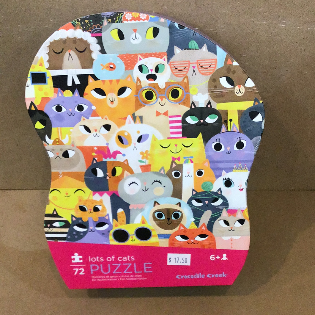 Lots of Cats 72 pc puzzle