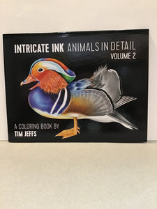 Intricate animals in detail coloring - vol 2