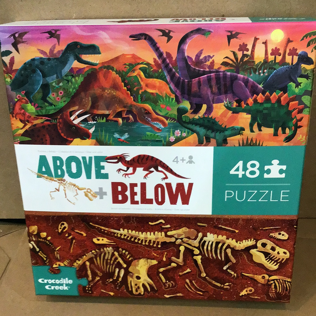 Above & Below 48 pc puzzle Dinos
