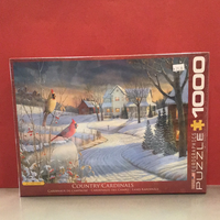 Country Cardinals. 1000 pc puzzle