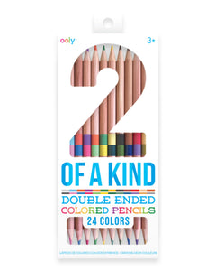 ooly - 2 of a Kind Double Ended Colored Pencils (12)