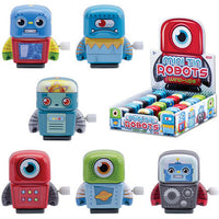Mini Tin Wind-Up Robots